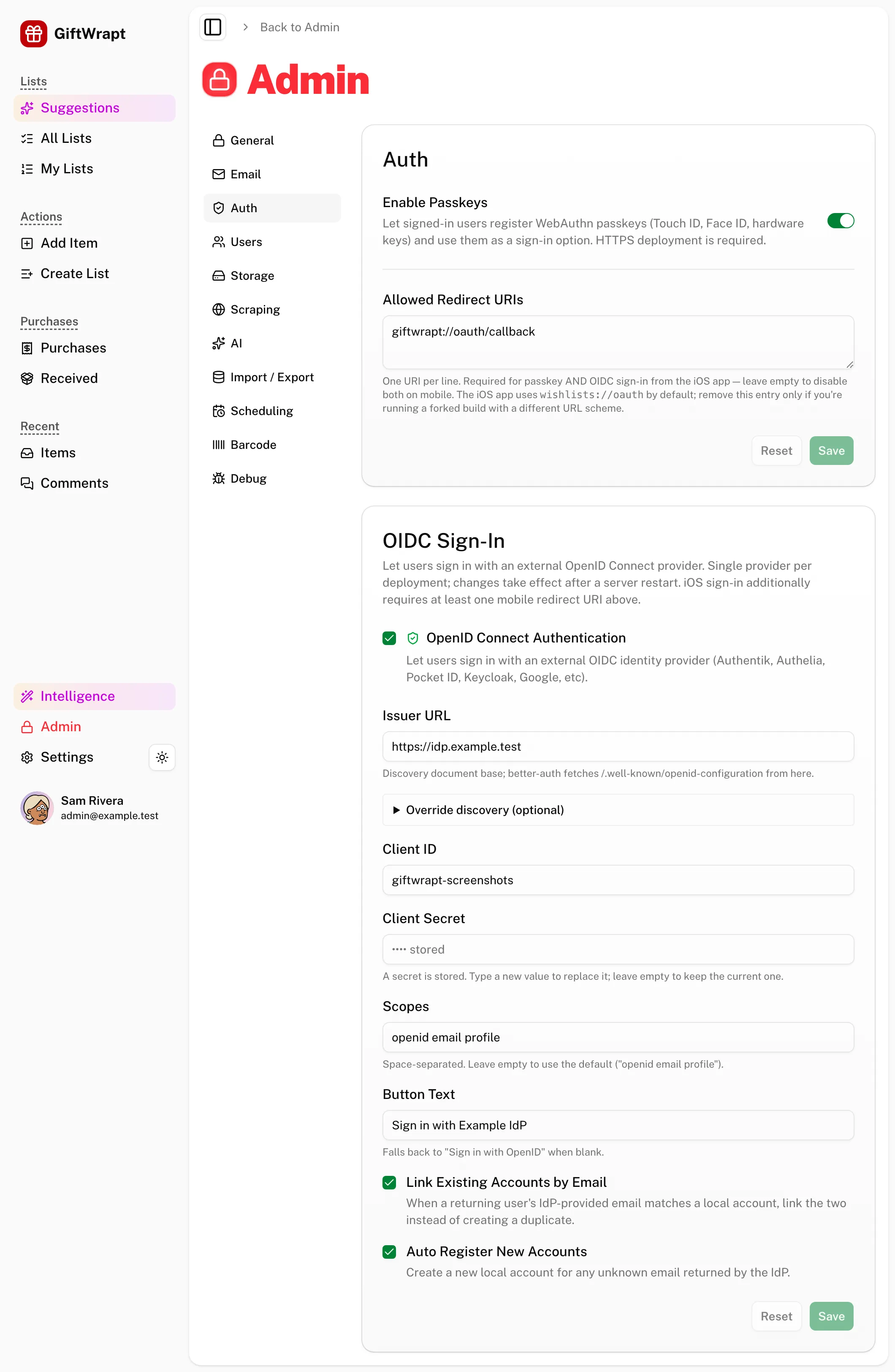 admin-auth light
