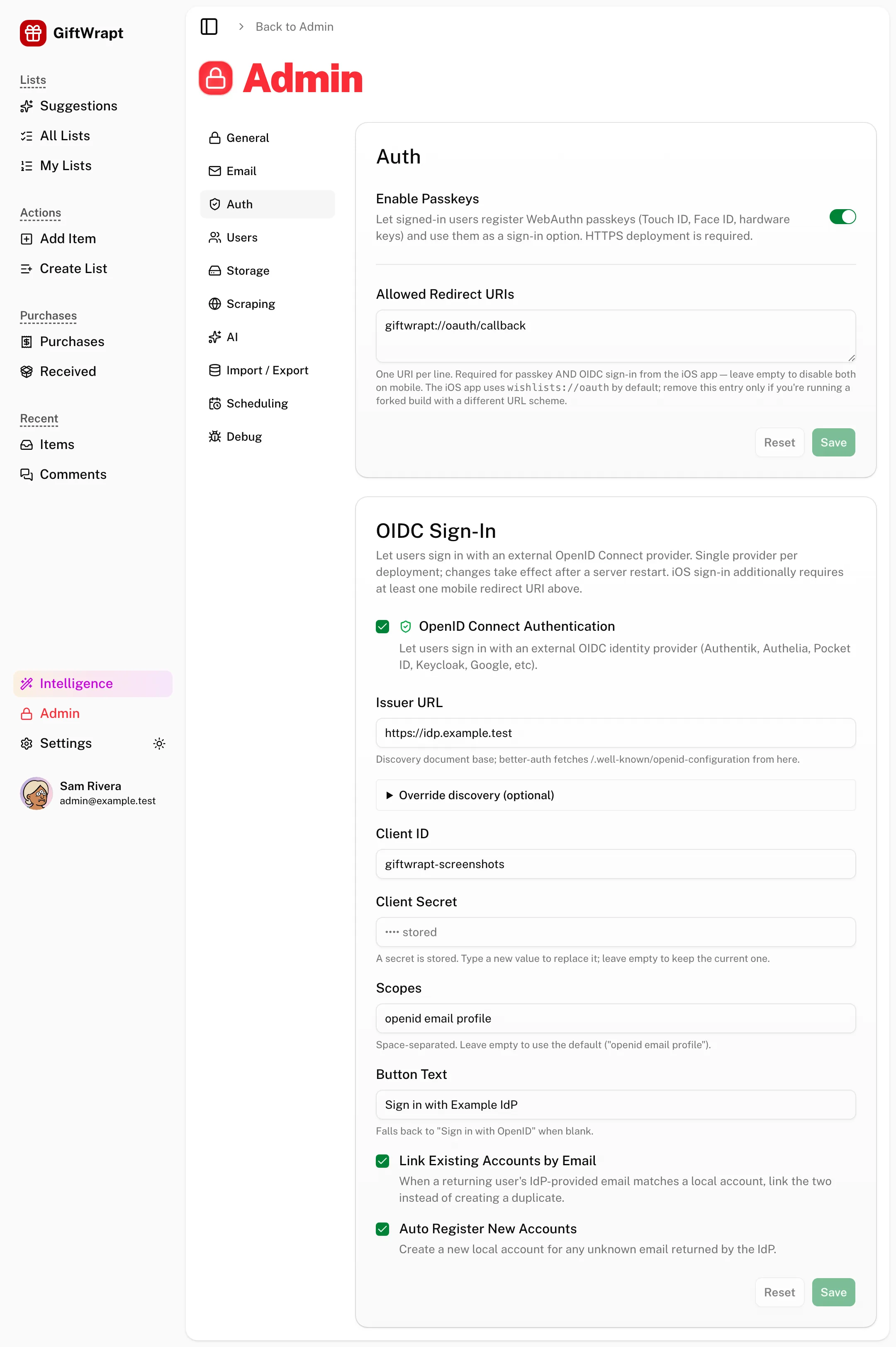 admin-auth light