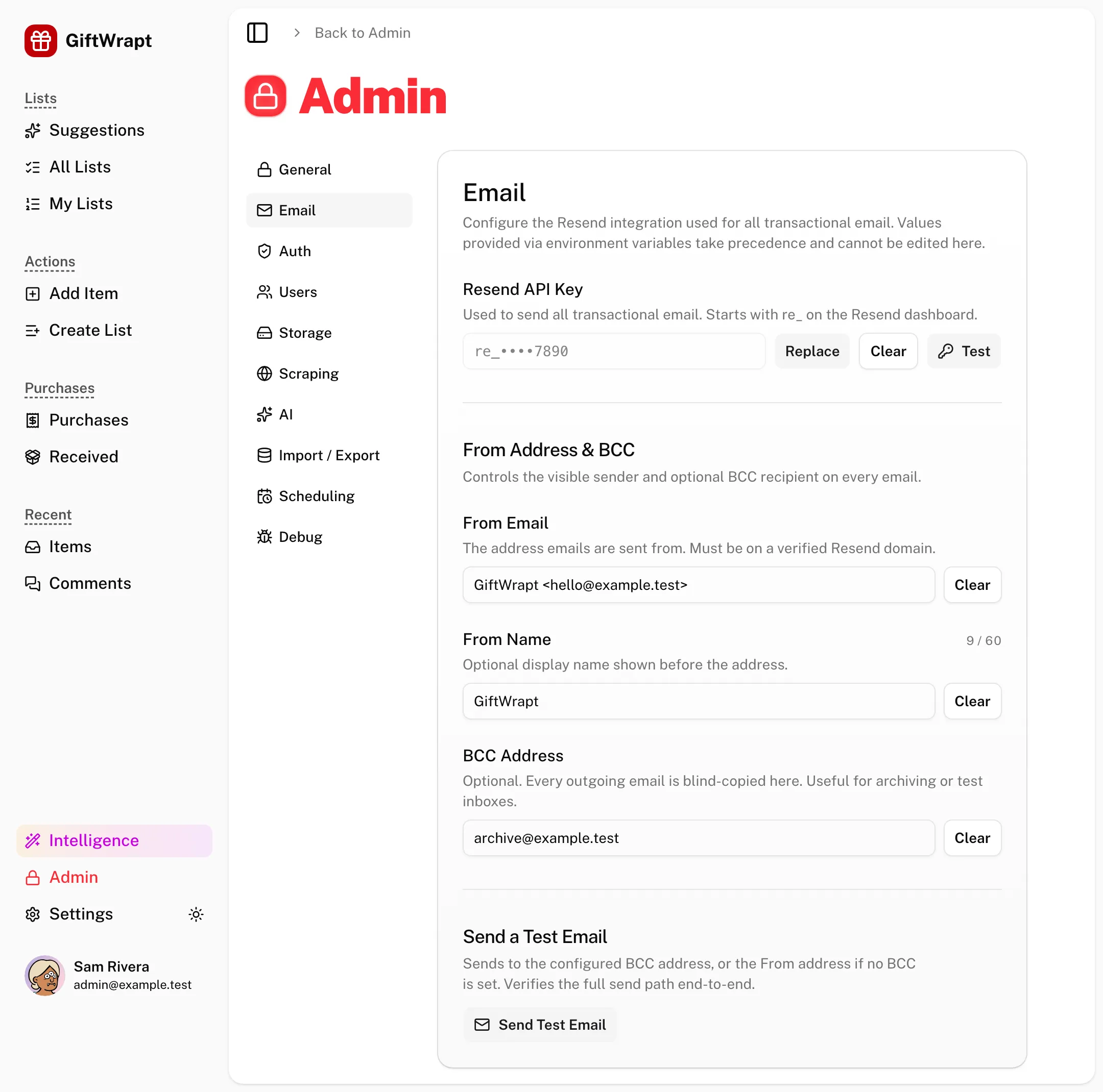 admin-email light