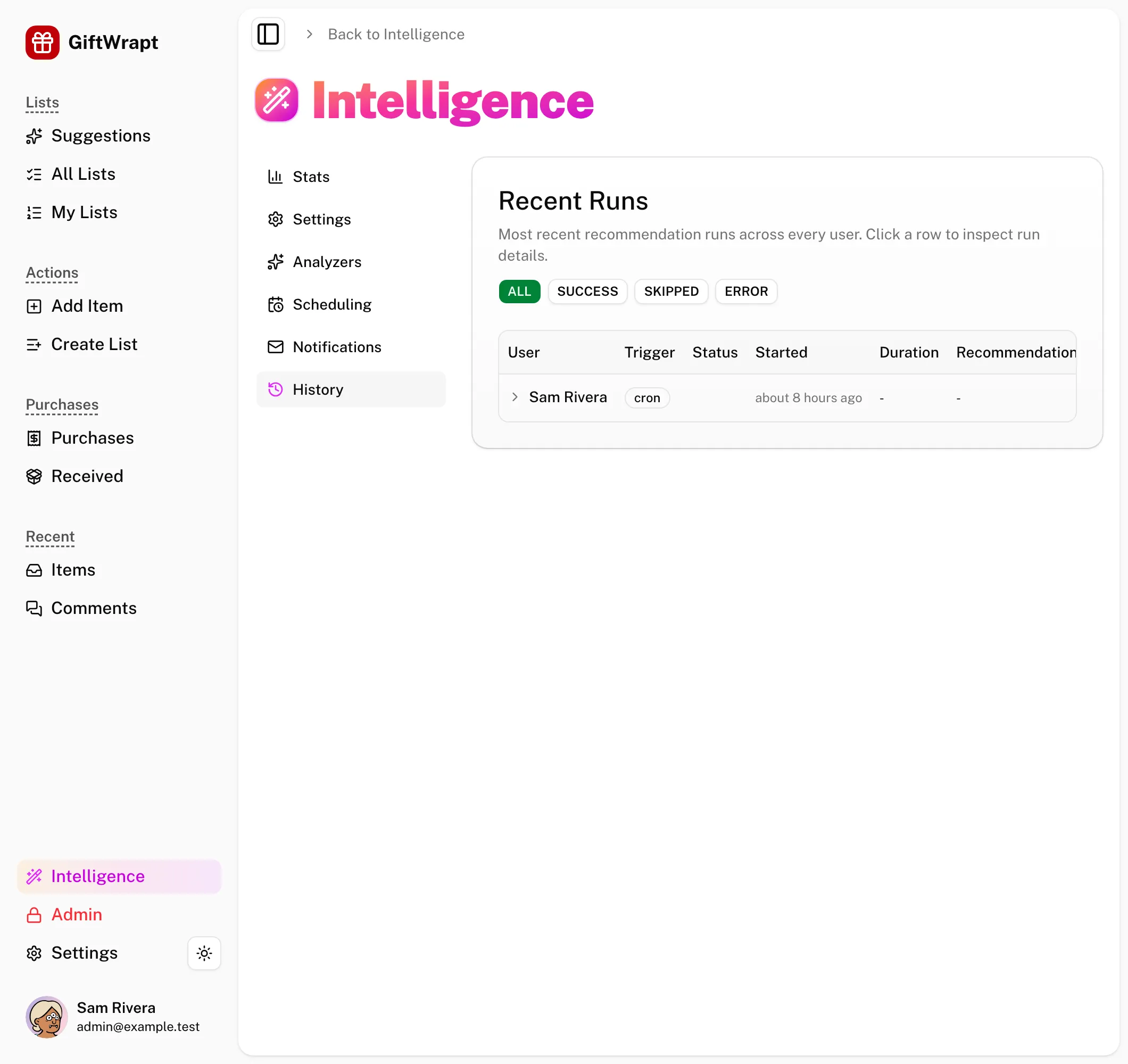 admin-intelligence-history light