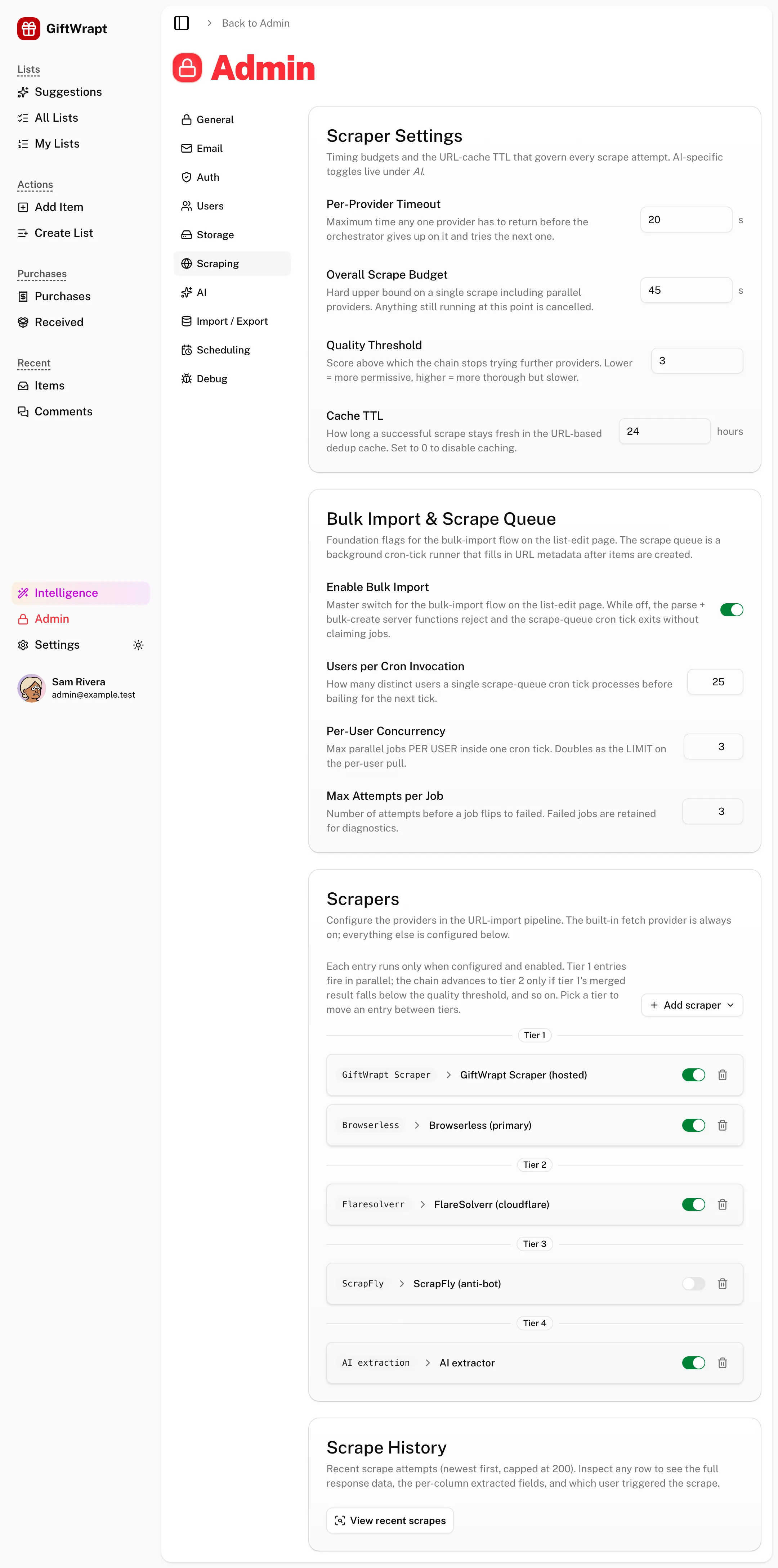 admin-scraping light