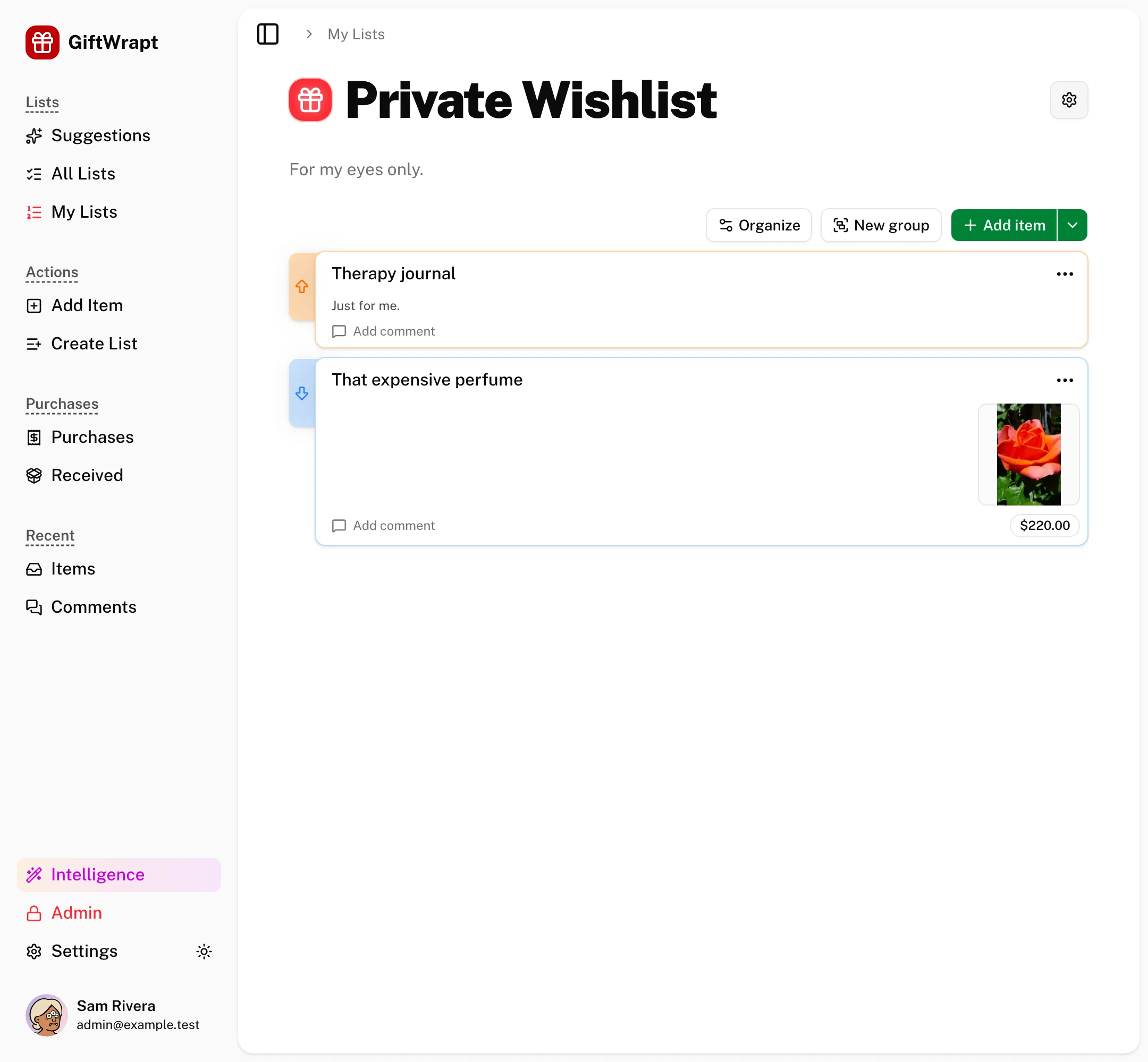 list-admin-private light