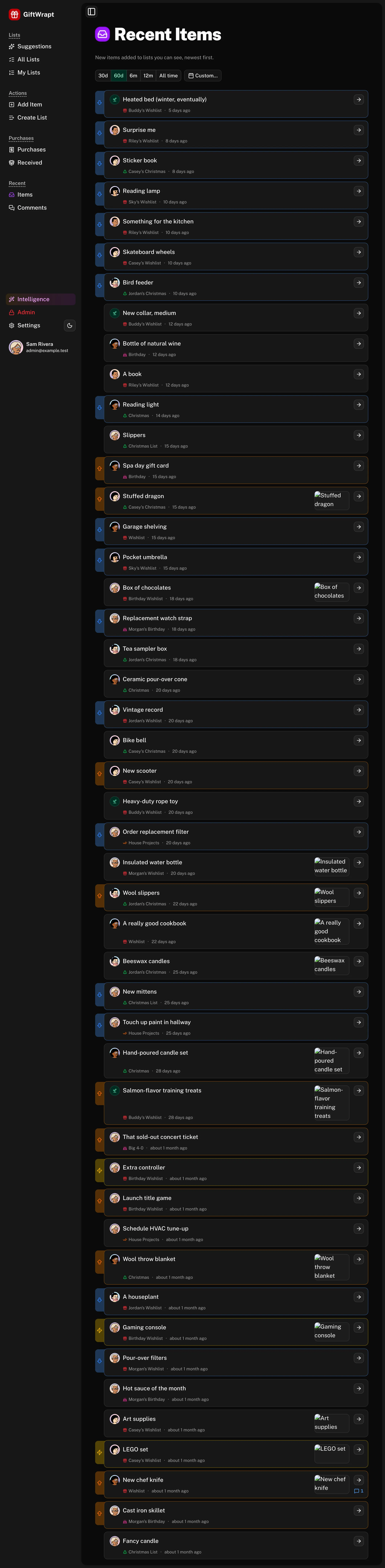 recent-items dark