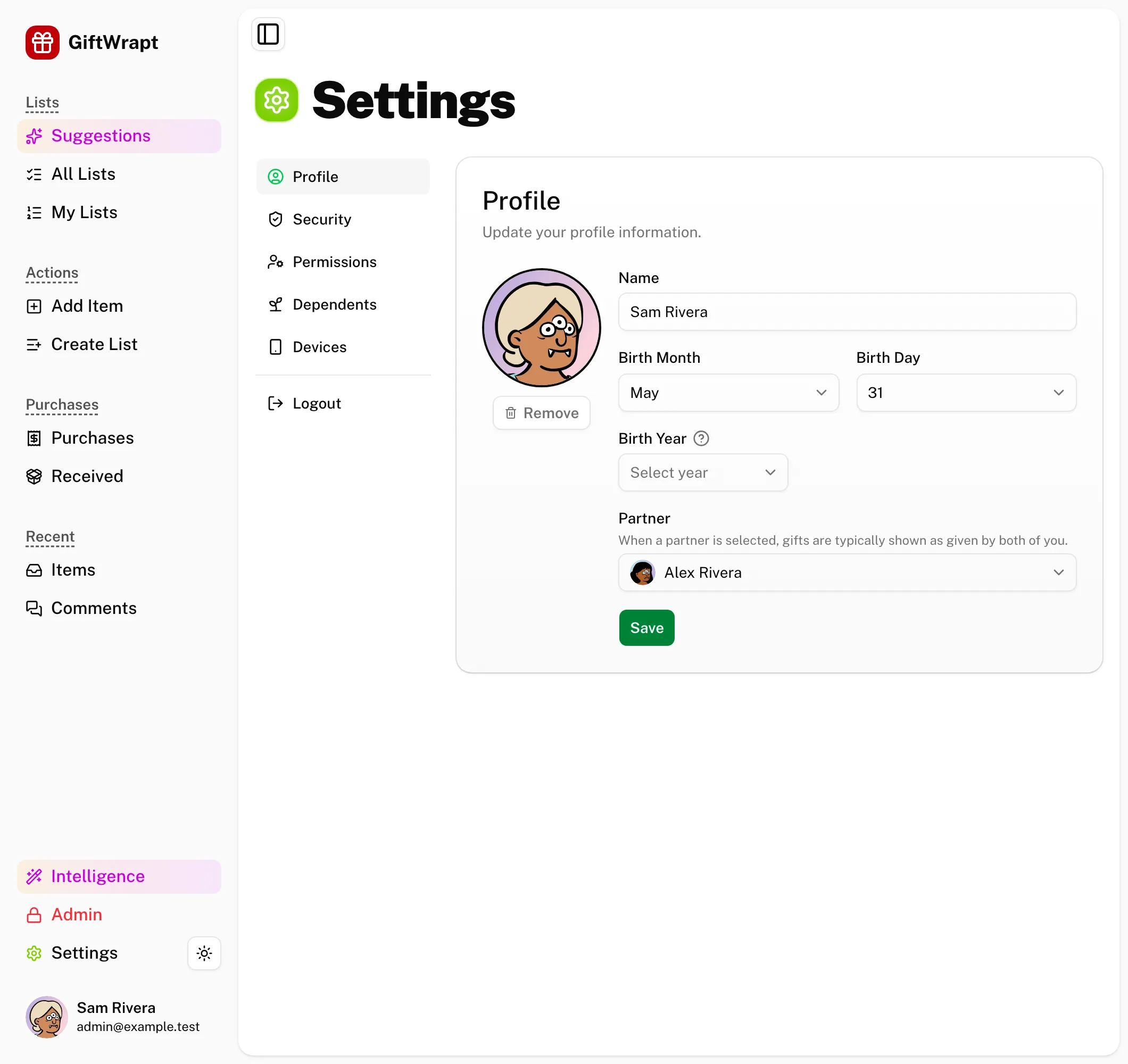 settings-profile light