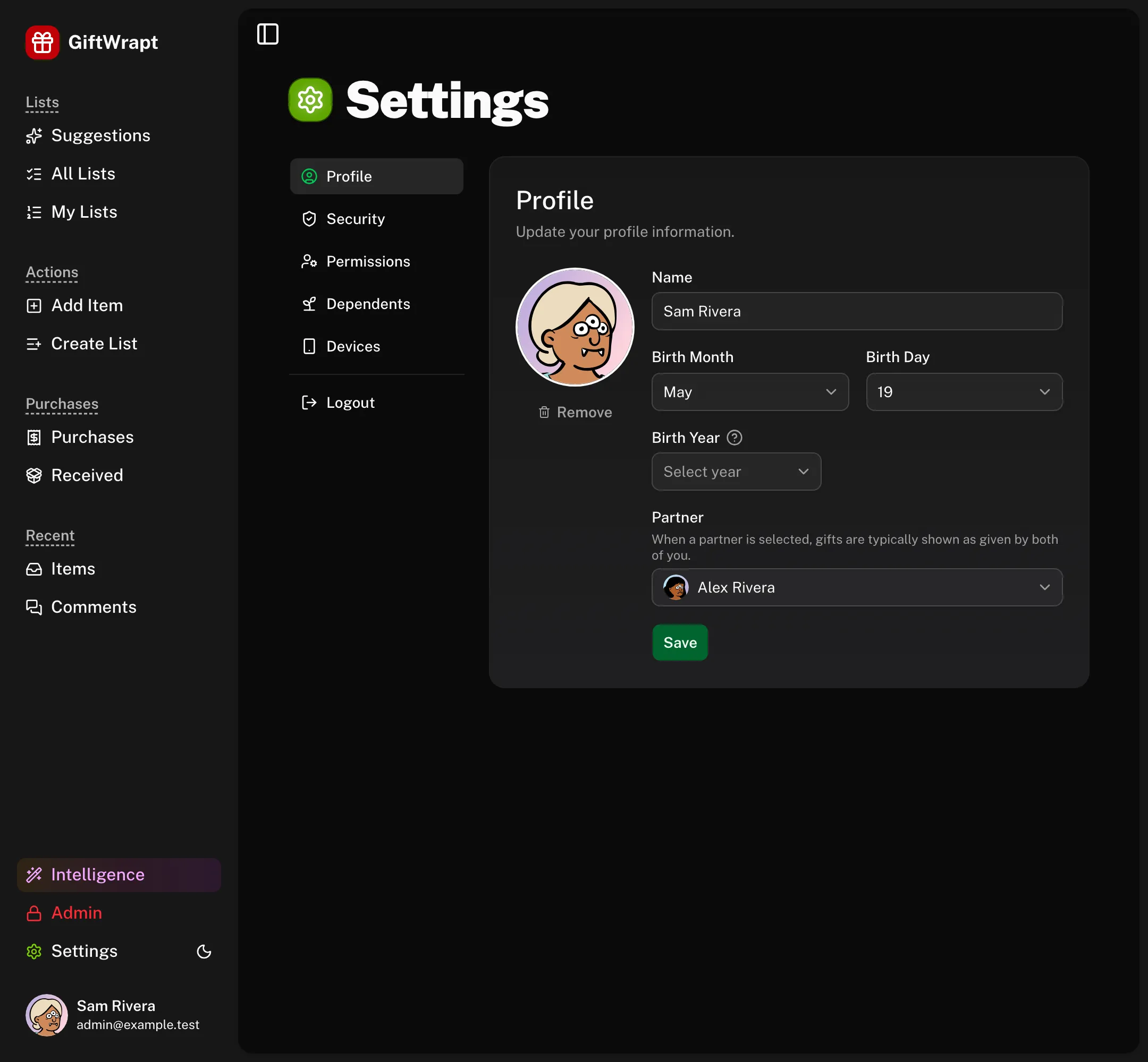 settings-profile dark