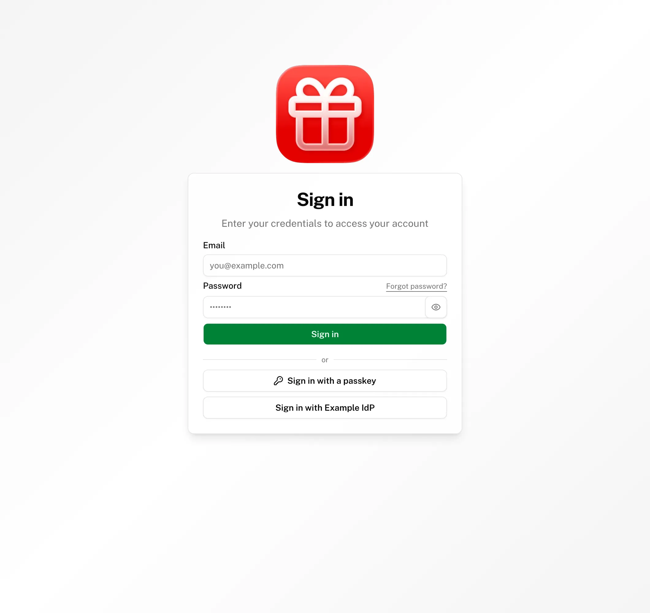sign-in light